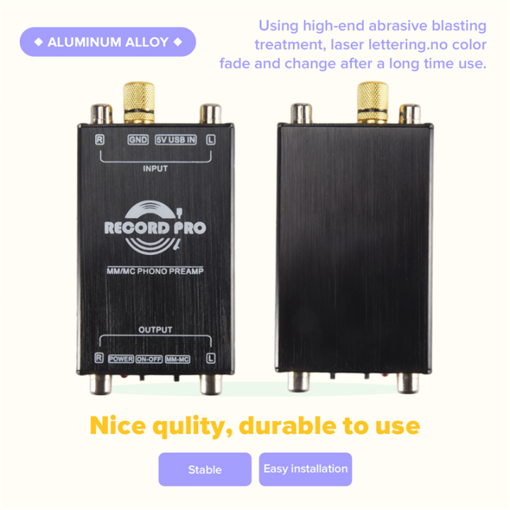 Mini%20MM%20Phono%20Stage%20Preamp%20Vinyl%20Record%20Player%20Turntable%20Preamplifier%20-%20Image%204