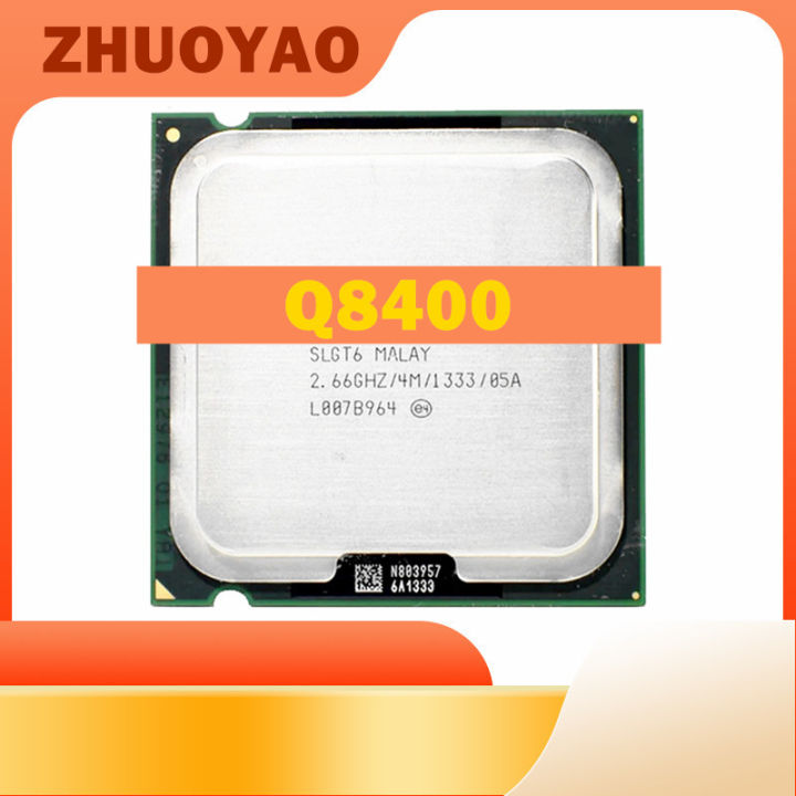 Q8400 Core 2 Quad 2.66GHz q8400 Quad Core Quad Thread CPU Processor LGA775 4MB Cache 95W
