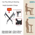 Keyboard Stand / DJ Console Stand Double Braced X Style Digital Piano Stand  Hold Weight 50kg Keybord. 