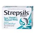 Strepsils Sore Throat & Blocked Nose Menthol "Imported From Middle - East , 24 Lozenges ". 