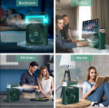 Mini Portable Air Cooler with Humidifier Function, 3 Speed Settings, Water Spray Feature, LED Color Lights, and USB Connectivity for Personal Use. 