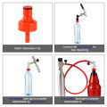 【In-demand】 Home Brew Plastic Carbonation Cap Line Cleaning Cap Connect With Lock Used For Soda Water Pet Bottle Carbonation Tool. 