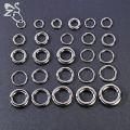 ZS 1PC G23 Titanium Hoop Earring for Women Silver Plated Circle Earring Large Gauge Seputm Nose Ring 2/4/6/8/10/12G Punk Earring. 