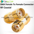5PCS Connector SMA Female Jack to SMA Female Jack RF Coaxial Converter Adapter Straight New Brass Wire Terminals. 