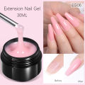 BORN PRETTY Acrylic Gel For Nail Extension Milky White Quick Building Soak Off UV Gel Nail Art Gel Semi-Permanent Varnish. 