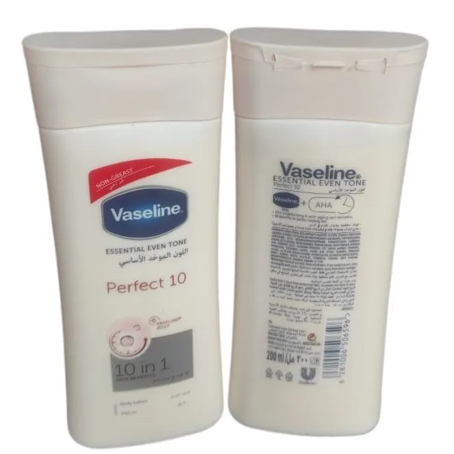 VASELINE%20Perfect%2010%20Body%20Essential%20Even%20Tone%20-%20200ml%20Lotion%20%20veel%20-%20Image%204