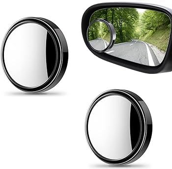 Car 2Pcs Blind Spot Dead Zone Rear View Side Mirror Black Color