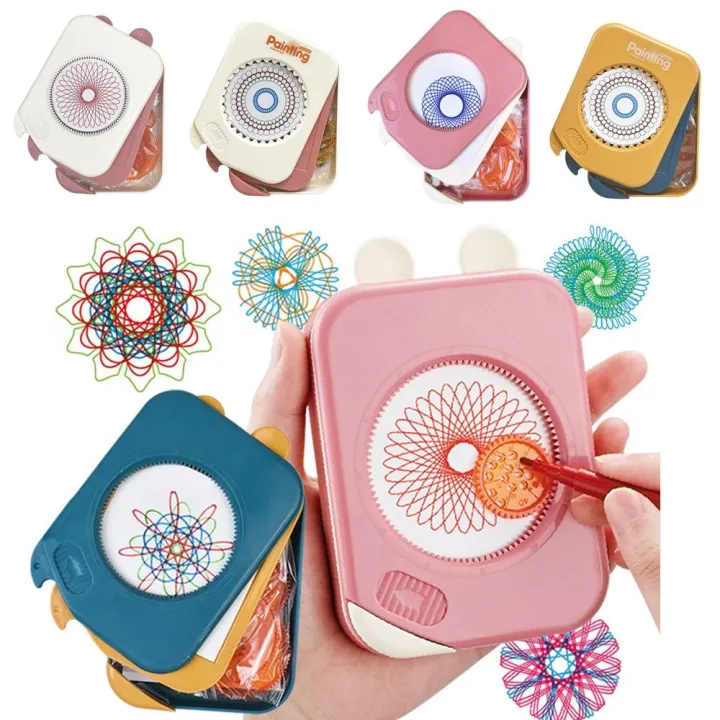 High Quality With Storage Box Spirograph Ruler Plastic Kit Geometric ...