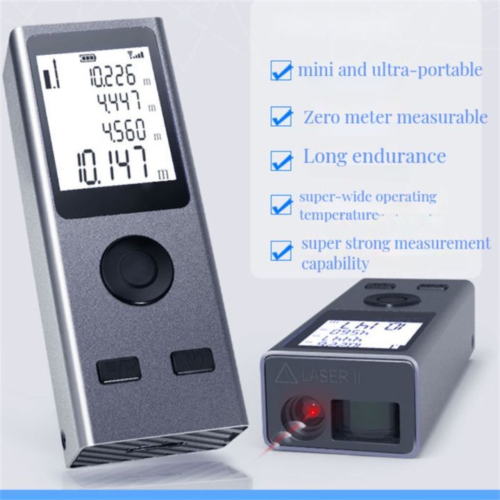 Distance Gun Digital Digital LED Display Usb Rechargeable Handheld Distance Meter 30M ...