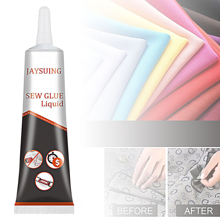 Fixing Rag Material Cloth Repair Sew Glue Liquid- Quick Fix Bonding Fabric Glue For Clothes ...