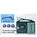 ASR Mini FM Radio 4 Bands  - ASR-333. 