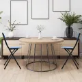Folding Stool Heavy Duty Chair for Home/Study Chair and Restaurant/Café NAMAZ Chair 1 Pc (Blue). 