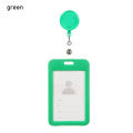 Universal Hard Plastic Office Supplies Card Sleeve Retractable Badge Holder Protector Cover ID Card Badge Holder. 