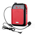 Portable Voice Speaker Amplifier for Teachers with wi-rel-ess Microphone Headset Waistband Rechar-geable Personal b-t Speaker Support Music Recording FM Ra-dio for Classroom Meeting Training Tour Guides Promotions Singing. 