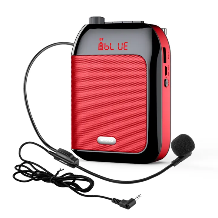 Portable%20Voice%20Speaker%20Amplifier%20for%20Teachers%20with%20wi-rel-ess%20Microphone%20Headset%20Waistband%20Rechar-geable%20Personal%20b-t%20Speaker%20Support%20Music%20Recording%20FM%20Ra-dio%20for%20Classroom%20Meeting%20Training%20Tour%20Guides%20Promotions%20Singing%20-%20Image%209