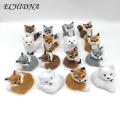 ECHIDNA Cute Simulation Fox Animal Figure Fox Figurines Animal Model Ornament. 