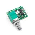 PAM8403 2x3W Audio Mini Digital Stereo Power Amplifier Board 5V Power Audio Class D Amplifier Module With Volume Control 1Pcs. 