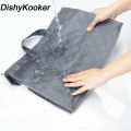 DishyKooker 9pcs Organizer Bags Transparent Hanging Dust Cover Bags Purse Storage Organizer With Zipper Handles (3 Sizes: S/M/L). 
