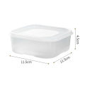 1/3/5Pcs Portable Transparent Cheese Slice Storage Box Fridge Butter Container Refrigerator Fruit Vegetable Fresh-keeping Organizer. 
