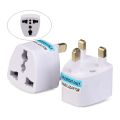 Three Pin Conversion Plugs Three Pin Plug / Universal UK Flat Pin 3Pin Travel Power Plug Adapter. 