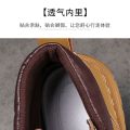 Woodpecker Official Website Dr. Martens Boots Men's Winter High-Top Cotton Shoes Fleece Lined Padded Warm Keeping Worker Boots Super Thick Cotton Shoes. 