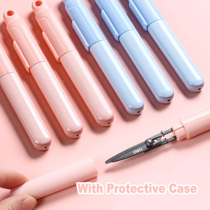 Deli%20Foldable%20Scissors%20Portable%20Anti%20for%20kids%20Handmade%20Unboxing%20Paper%20Cutting%20Utility%20Stationery%20Cute%20-%20Image%202