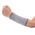 Level 5 HPPE Cut Resistant Arm Sleeves Thickened Anti-Scratch Protective Arm Sleeves for Car Repair Outdoor Handling Work Protection Fingerless Arm Sleeves. 