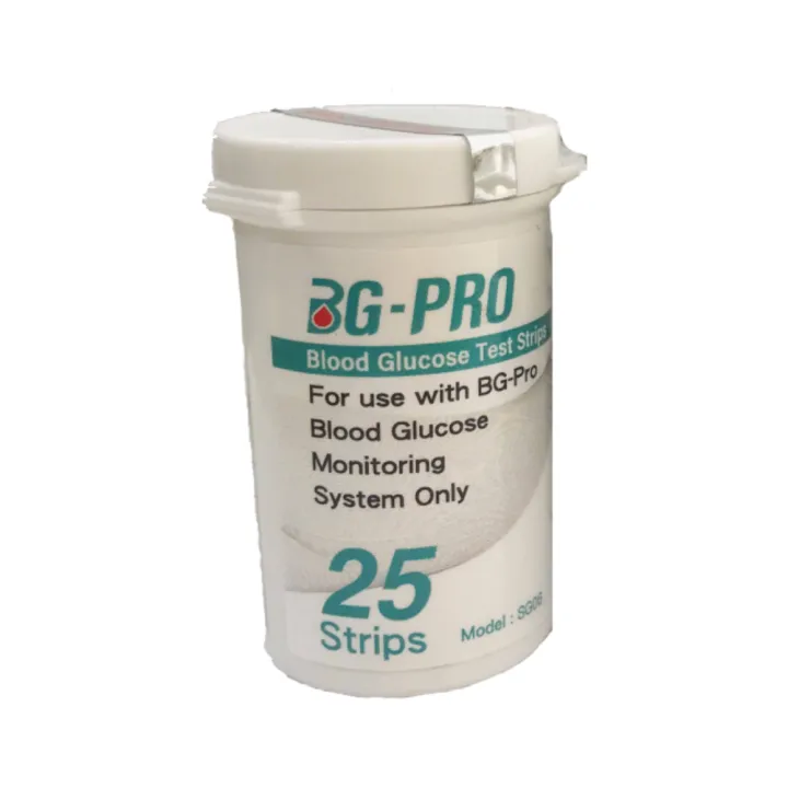 25 Strips - BG Pro Glucometer