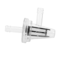 30Pcs Universal Motorcycle Right Angle Inline Fuel Filter 1/4Inch 6mm Hose Lines for KAWASAKI Yamaha. 
