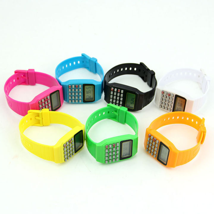 Children%20Electronic%20Calculator%20Silicone%20Date%20Multi-Purpose%20Keypad%20Wrist%20Watch%20-%20Image%203