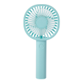 USB Mini Fan Rechargeable Portable Handheld Fan Lazy Temporary Travel Home Car Air Cooler -Blue. 