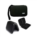 WD Original Shockproof Hard Drive Carrying Case - EVA Protective Travel Pouch for Western Digital My Passport External HDD - Black. 