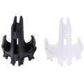 12Pcs Display Stand Easel Plate Holder Picture Photo Art Plastic Foldable Dounp. 