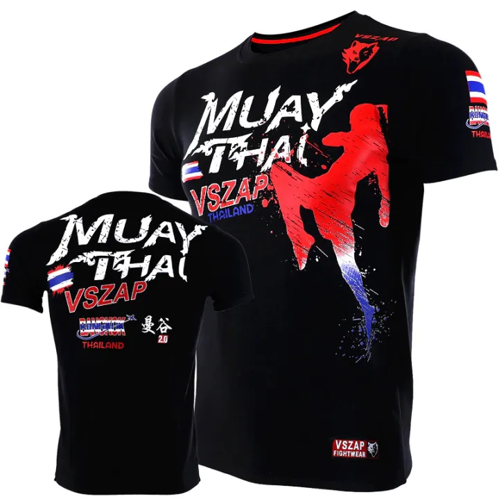 Vs%20zap%20MEN'S%20Muay%20Thai%20T%20shirt%20Sports%20running%20T%20shirt%20MEN'S%20gym%20fitness%20Jun%20training%20shirts%20dry%20fit%20sportswear%20boxing%20quick%20dry%20-%20Image%202