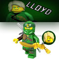 Lloyd Protagonist Group Compatible with Lego Ninjago Ghost Gold Assembling Puzzle Building Blocks Toy Cheap Hairstyle. 