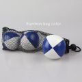 3Pcs Mini Juggling Ball PU Juggling Ball for Beginners Blue and White. 