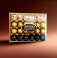 Ferrero Rocher Collection 24 Pieces | Milk, Dark & White Chocolates 259g | Ferrero Rocher Chocolate. 