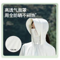Yaloo Cape Sun Protection Clothing Women's Summer Thin New Loose UV Protection Breathable Hoodie Ice Silk Sun-Protective Clothing. 