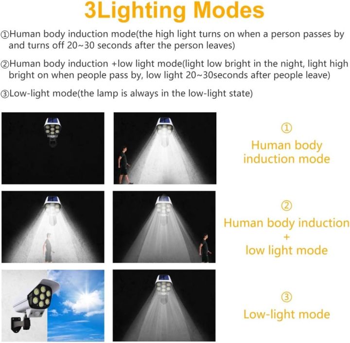 77%20LED%20Solar%20Security%20PIR%20Motion%20Sensor%20Light%20with%20Remote%20Control,%20Dummy%20Surveillance%20CCTV%20Light,%20Roatable%20Angle%20Adjustable%20LED%20Wall%20Light,%20Outdoor%20Fake%20Camera%20with%20Light%20-%20Image%205