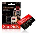 SanDisk Extreme Pro 64GB 128GB 256GB microSDXC මතක කාඩ්පත U3 V30 UHS-I 4K 200MB/s. 