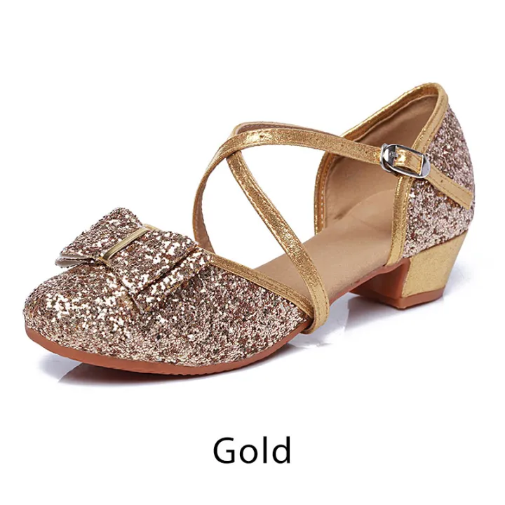 Girls%20Princess%20Shoes%20Sequined%20latin%20dance%20shoes%20for%20kids%20girl%20low%20heels%203cm%20Party%20Dress%20Wedding%20sandals%20butterfly%20Salsa%20Dance%20Sh%20-%20Image%205