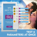6 in 1 SPA Water Test Kit Water Chemical Testing Chlorine PH Meter. 