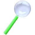 16Pcs Plastic Mini Magnifying Glass Children's Toys. 