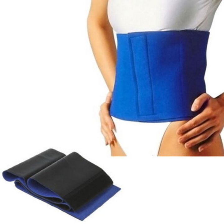 【Deal】 Blue Healthy Slimming Belt Abdomen Shaper Burn Fat Lose Weight Fitness Cellulite Slimming Body Shaper Waist Belt
