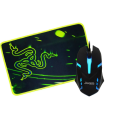 RGB Programmable Gaming Mouse M66 + Q3 Mouse Pad – High-Precision Gaming Combo - SKU - 41. 