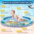Baby Kids water play mat Inflatable Infant Tummy Time Playmat 3 6 9 12 Month New Born Boy and Girl.. 