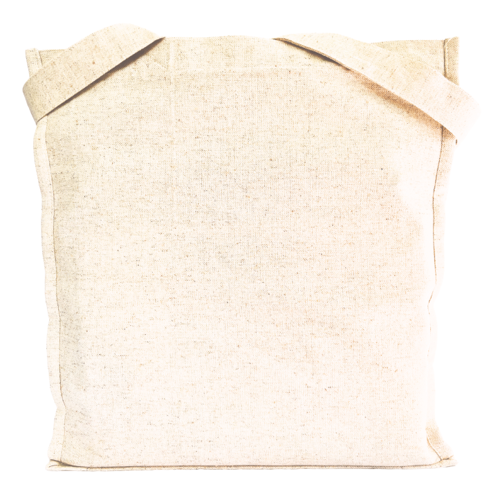 Heavy Duty Large Canvas Tote Bag with Zipper "CLASSIC CANVAS" - 14.5 inches (L) * 3 inches (W) * 16 inches (H)