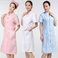 Qiaohushi Female Nurses' Uniform Short-Sleeved Summer Clothes up and down round Unlined Long Gown Shop Beauty Salon Nursing Home Nurse Work Clothes. 