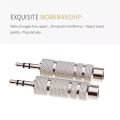 3.5mm to 6.5mm Audio Adapter - Microphone Jack Converter for PC and Phone. 