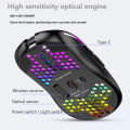 Wireless Mouse 2.4G Rechargeable Gaming Mouse Adjustable DPI 6 Buttons Ergonomic Mice For Windows PC Computer Laptop MacBook. 